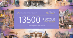 Trefl Puzzle UFT Városok a felhők mögött 13500 darab