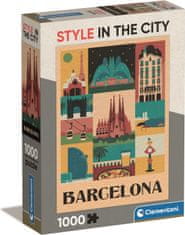 Clementoni Puzzle Style in the City: Barcelona 1000 darabos puzzle