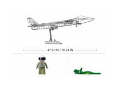 Sluban Army Model Bricks láthatatlan fém bevonatú J-20 repülőgép