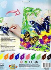 ARTLOVER Festés zsírkrétával szám szerint Pillangók Pillangók
