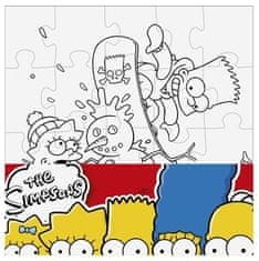 EFKO Paint your puzzle The Simpsons - négyzet 20 darab