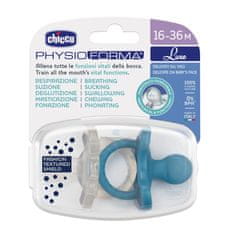 Chicco Soother Physio Luxe zöld/szürke 16-36m, 2db