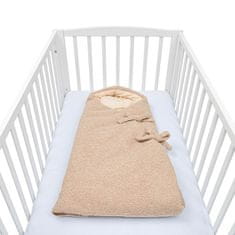 NEW BABY Új Baby Teddy bézs színű hálózsák - 55x40 cm