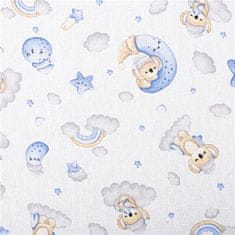 NEW BABY Összecsukható matrac kiságyhoz STANDARD 120x60x5 cm koala kék