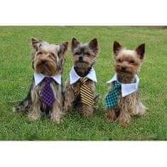 Gentledog nyakkendő kutyáknak lila ruházat méret S