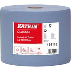 Katrin Classic ipari törlőkendők - L2, 2 rétegű, kék, 2 tekercs