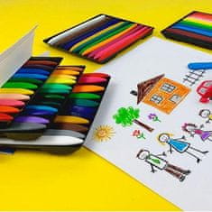 JOJOY® Zsírkréta készlet, vízálló zsírkréta színes ceruza szett, biztonságos rajzolás, természetes anyagokkal (24 ceruza/készlet) | PASTELKE