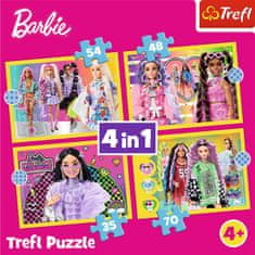Trefl Puzzle Merry World Barbie 4 az 1-ben (35,48,54,70 darab)