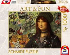 Schmidt Puzzle Art&Fun: Mona Lisa 2024, 1000 darab