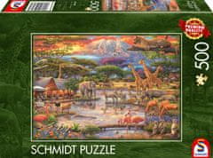 Schmidt Puzzle Paradise a Kilimandzsáró alatt 500 db