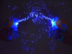 RAMIZ 2 buborékfújó pisztoly 2 üveg folyadékkal hang- és fényeffektussal kék színben