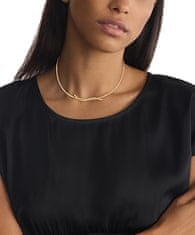 Calvin Klein Bájos aranyozott nyaklánc kristályokkal Crystallized Weave 35000511