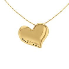 Calvin Klein Romantikus, aranyozott acél nyaklánc Passion 35000597