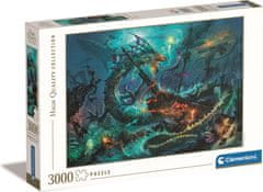 Clementoni Puzzle Undersea csata 3000 darab