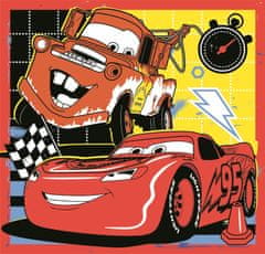 Clementoni Puzzle Cars: Glow Racers 3x48 darab