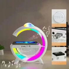 Hitelektro 3in1 LED RGB lámpa bluetooth hangszóró ébresztőóra és töltő + projektor