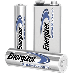Energizer 9V-os elem készlet, lítium, 9V, 10 db, Ultimate 6LR61, 6LR21, 6AM6, 6LP3146, MN1604, A1604, E Block, LR22 (635255)