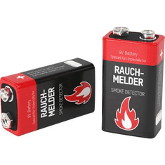 Ansmann Rauchmelderbatterie 9V-os elem Alkáli mangán 9 V 2 db (1515-0006)