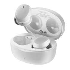 BASEUS Bluetooth sztereó fülhallgató, v5.2, TWS, töltőtok, vízálló, Bowie E2, fehér (RS123103)