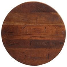 shumee tömör újrahasznosított fa kerek asztallap Ø50 x 2,5 cm