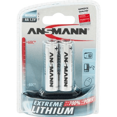 Ansmann Lítium ceruzaelem 2850 mAh, 1,5 V, 2 db, Ansman Extreme (5021003)