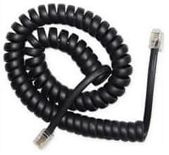 Gembird telefonkagyló kábel, csavart, RJ10 (4P4C), 2 m, fekete