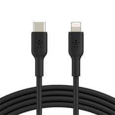 Belkin BOOST CHARGE USB-C kábel villámcsatlakozóval, 2m, fekete