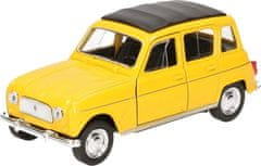 Welly Fordítható autó Renault 4 sárga