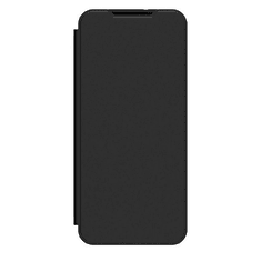 SAMSUNG Galaxy A54 5G SM-A546B, Oldalra nyíló tok, kártyatartóval, fekete, gyári (RS150116)