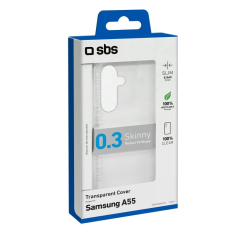 SBS Skinny Samsung Galaxy A55 Hátlapvédő tok - Átlátszó (TESKINSAA55T)