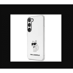 Karl Lagerfeld Samsung Galaxy S23 Hátlapvédő Tok - Átlátszó (KLHCS23SHNCHTCT)