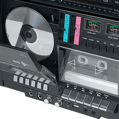 Muse M-380 GB Bluetooth Hordozható CD lejátszó és Kazettás magnó Rádió (M-380 GB)