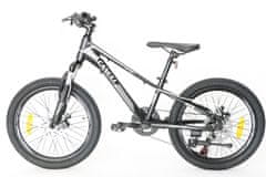 Olpran Gyermek hegyi kerékpár Canull XC221, 20, fekete/fehér
