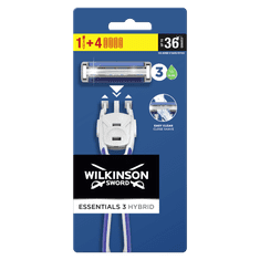 Wilkinson Sword Essential 3 Hybrid borotva + 4 tartalék borotvafej