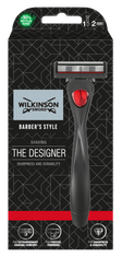 Wilkinson Sword Barber's Style The Designer borotva + 2 tartalék borotvafej