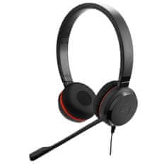 Jabra 5399-823-309 Evolve 30 II MS Stereo Vezetékes 2.0 Fejhallgató Fekete-piros