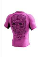 MANTO Rashguard Manto Kr.sleeve X KTOF BALACLAVA - pink