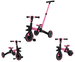 RAMIZ 3 az 1-ben Sport Trike tricikli - rózsaszín színben