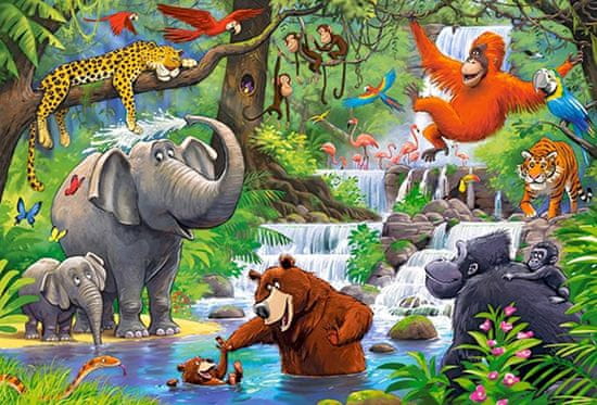 Castorland Puzzle Dzsungel állatok MAXI 40 darab