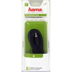Hama audió hosszabbító kábel, 2 cinch - 2 cinch, 1*, 3 m