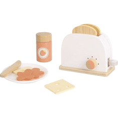 Tooky Toy Tooky Toy: Fa kenyérpirító kiegészítőkkel - pasztell (TL839) (TL839)