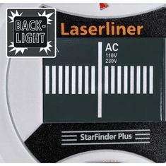 Laserliner Vezetékkereső és gerendakereső műszer StarFinder Plus 080.972A (080.972A)