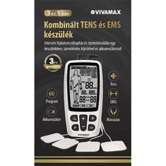 Vivamax kombinált TENS és EMS készülék (GYVTT3) (GYVTT3)
