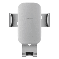 BASEUS Car Mount Metal Age II Gravity on the vertical and horizontal ventilation grill Silver (SUJS000012) (SUJS000012)