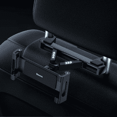 BASEUS Car Mount JoyRide Pro Backseat mobile/tablet holder, fits from 4.7 to 12.3 inch, Black (SUTQ000001) (SUTQ000001)