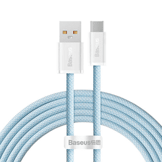 BASEUS Dynamic Series USB – USB-C kábel 100W 2m kék (CALD000703) (CALD000703)