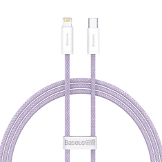 BASEUS Dynamic USB-C-Lightning kábel, 20W, 1m, lila (CALD000005) (CALD000005)