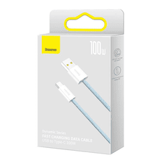 BASEUS Dynamic Series USB – USB-C kábel 100W 2m kék (CALD000703) (CALD000703)