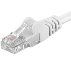 PremiumCord Patch kábel CAT6a S-FTP, RJ45-RJ45, AWG 26/7 3m fehér
