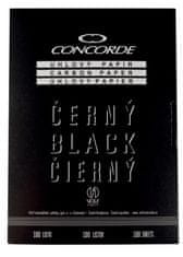 Concorde szénpapír - fekete, 100 lap